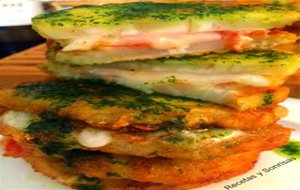 Libritos  De Berenjena Queso De Cabra , Tomate Y  Albahaca
