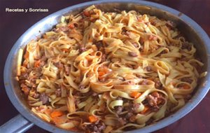 Pasta Boloñesa
