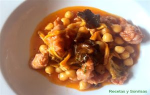 Garbanzos Con Camagrocs Y Butifarra
