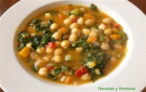 Potaje De Garbanzos Y Verduras
