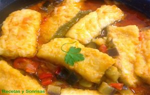 Bacalao En Samfaina
