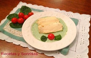 Pastel De Esparragos Con Bechamel Clarita De Espinacas
