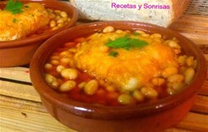 Bacalao A La Llauna Con Judias Blancas De Santa Pau
