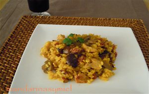 Arroz Con Pollo Y Setas.
