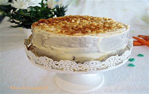 Carrot Cake Con Frosting De Queso, Tarta De Zanahorias
