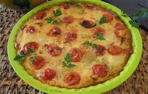 Frittata De Verduras Y Queso De Cabra. #tsviajeroitalia
