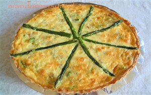 Quiche De Espárragos.
