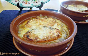 Sopa De Cebolla Al Microondas
