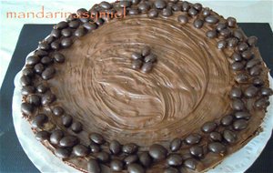 Tarta De Queso Con Cobertura De Chocolate. Reto Alfabeto Dulce
