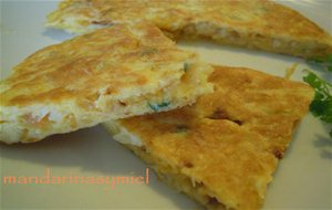 Tortilla De Bacalao Y Papas.
