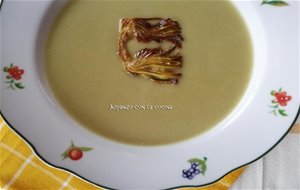 Crema De Alcachofas Con Caldo Aneto
