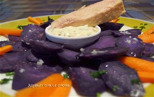 Ensalada De Patatas Violetas - Vitelotte
