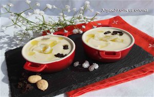 Mazamorra Cordobesa Con Bacalao Ahumado Y Pasas
