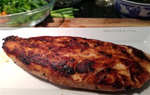 Pavo Adobado En Miso Y Sésamo, A La Plancha
