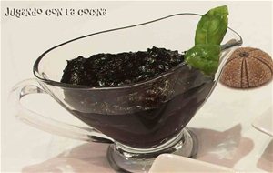 Pesto Negro De Frutos Secos - Con Turmix O Thermomix
