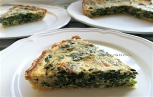 Quiche De Espinacas Y Ricotta Sin Nata
