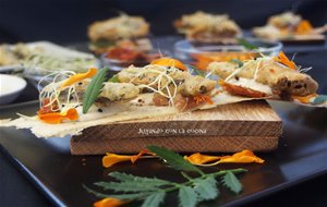 Sardinas En Tempura Sobre Galleta De Pan De Susi Díaz
