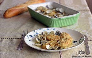 Lomo De Bacalao A La Importancia Con Almejas
