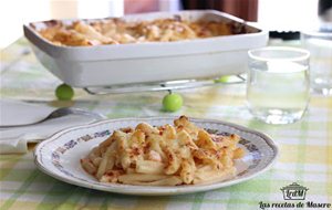 Casarecce Gratinados Con Langostinos 
