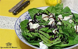 Ensalada De Espinacas Con Queso De Cabra
