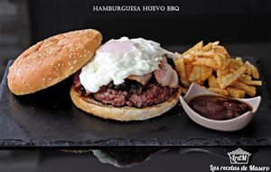 Hamburguesa Huevo Bbq
