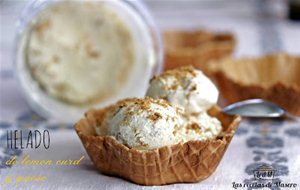 Helado De Lemon Curd Y Queso
