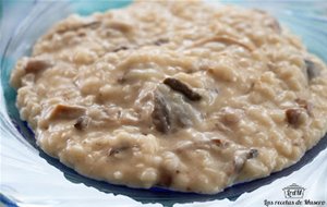 Risotto De Setas Con Parmesano
