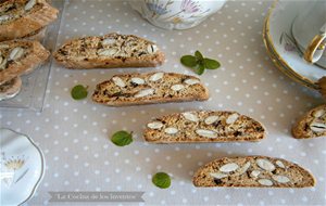 Biscottis De Almendras, Naranja Confitada Y Chocolate
