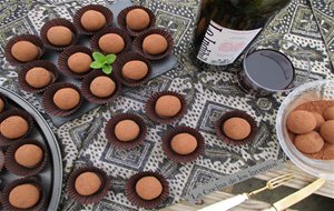 Trufas De Chocolate Y Vino
