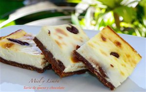 Tarta De Queso Con Chocolate
