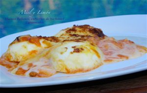 Huevos Rellenos, Cubiertos De Bechamel Y Gratinados
