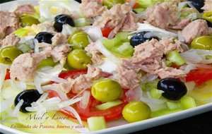 Ensalada De Patata, Huevo Y Atún
