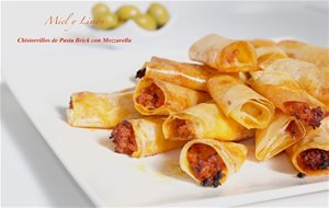 Chistorrillos De Pasta Brick Con Mozzarella