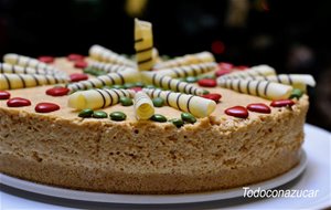 Tarta De Turrón Para Navidad
