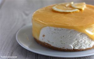 Tarta De Limón Sin Horno Glaseada Con Lemon Curd
