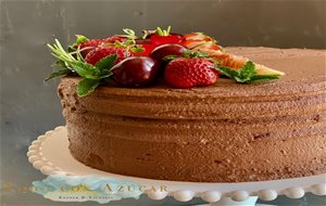 Tarta De Chocolate Y Café.
