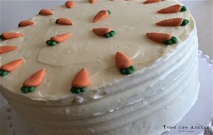 Tarta De Zanahoria Para Cumpleaños.
