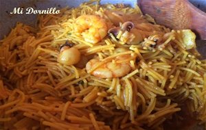 Fideos Con Sabor A Mar.
