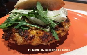 Hamburguesas De Pollo ,calabacin Y Maíz.
