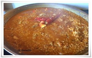 Arroz Con Carabineros Y Calamares.
