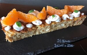 Pastel De Mero Y Marisco Con Un Toque De Mandarina.
