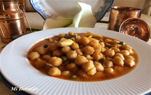 Jibia Con Garbanzos.(un Potaje Marinero)
