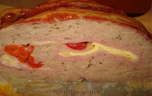 Rollo De Carne Picada Rellena
