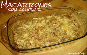 Macarrones Con Coliflor
