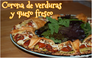 Corona De Verduras Y Queso Fresco
