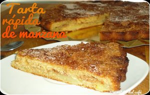 Tarta Rápida De Manzana 
