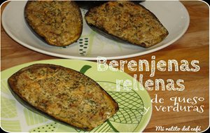 Berenjenas Rellenas De Queso Y Verduras
