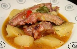 Estofado De Patatas Con Costillas
