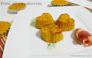 Flan De Zanahorias
