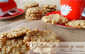 Galletas De Avena Y Coco
